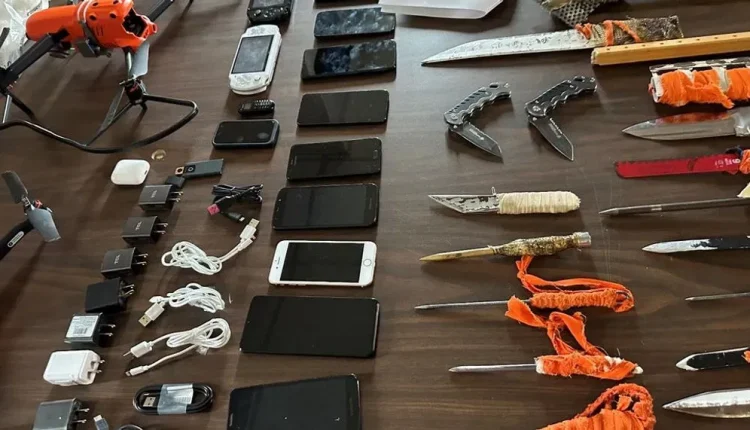 Alabama Men Arrested Outside Prison with Contraband Packages Containing Knives, Pepper Spray, and Dozens of Phones