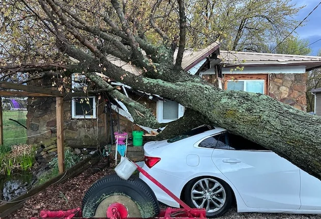 Tri-State Reels from Severe Storm Damage